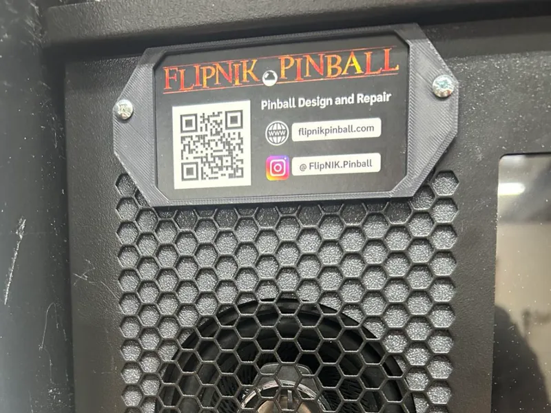 Business Card Holder for Stern Speaker Panel