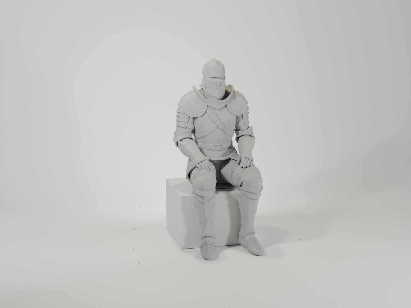 Sitting Knight