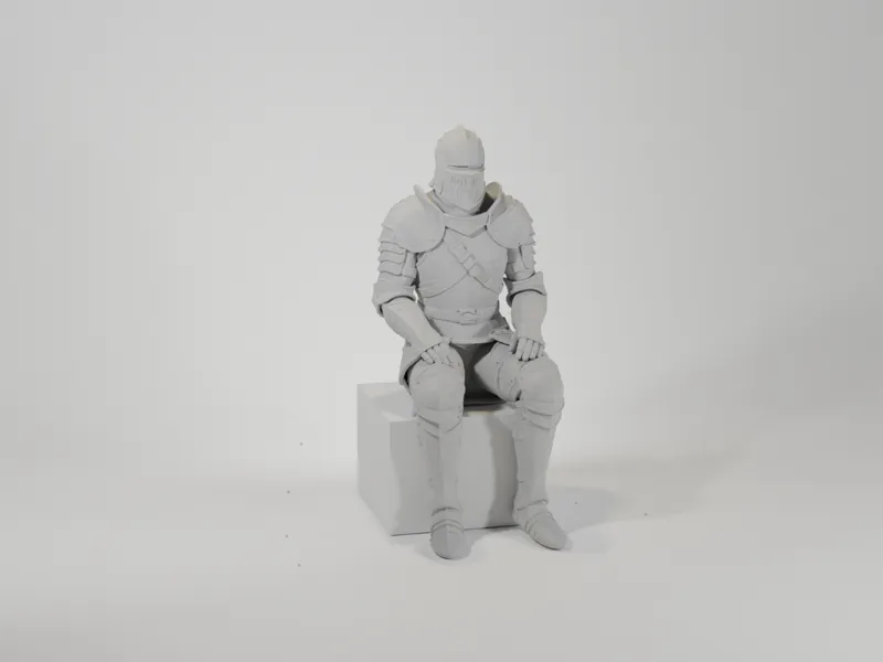 Sitting Knight