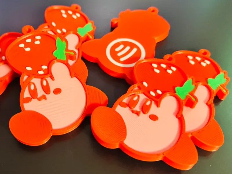 KIRBY NFC KEYCHAIN