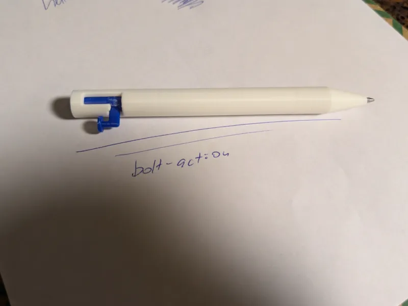 Bolt Action Pen (compatible Parker-style refills)