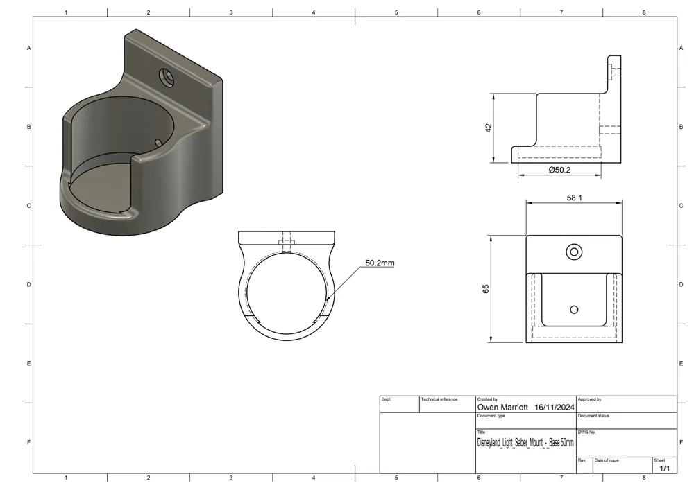 Star Wars Galaxies Edge Wall Mount (Custom sizes) Free 3D
