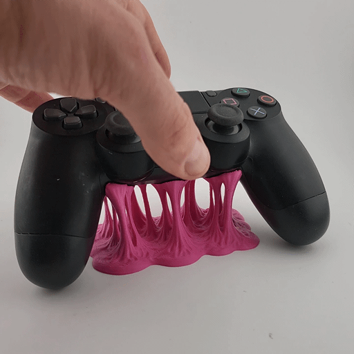 Поставка за контролер PS4 в стил Bubble Gum