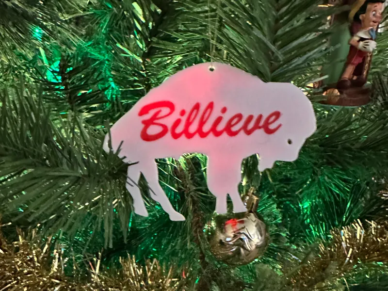 Buffalo Bills Christmas Ornaments