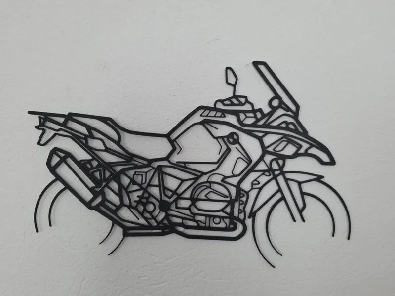 BMW GS Wandbild