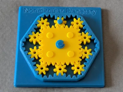 Non-Circular Planetary Gear - Educational Model