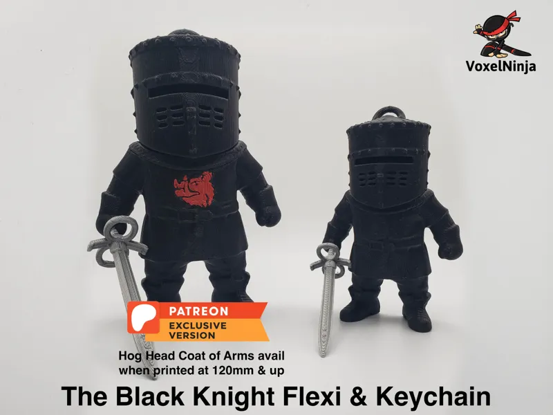The Black Knight Flexi & Keychain