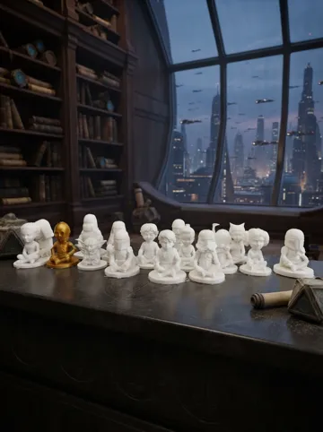 Figura decorativa: Star Wars Sitting Chibi Character Collection — vista de referencia 5