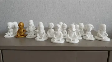 Figura decorativa: Star Wars Sitting Chibi Character Collection — vista de referencia 3