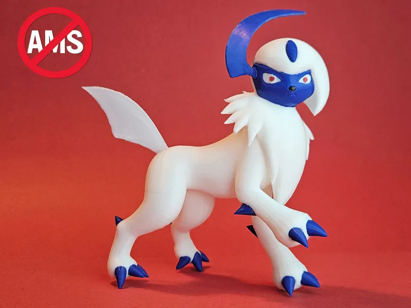 Absol Pokemon — NO AMS Multipart + AMS Multicolor