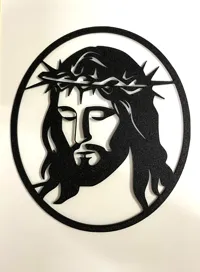 Visage du Christ, sculpture murale — photo 6