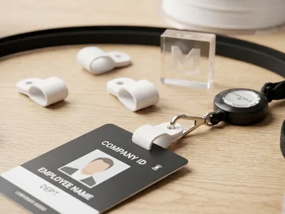Customizable Durable ID Card Strap / Lanyard Loop