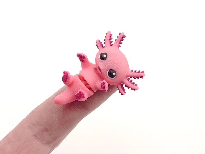 Flexi Figures - Tiny Axolotl - Articulated