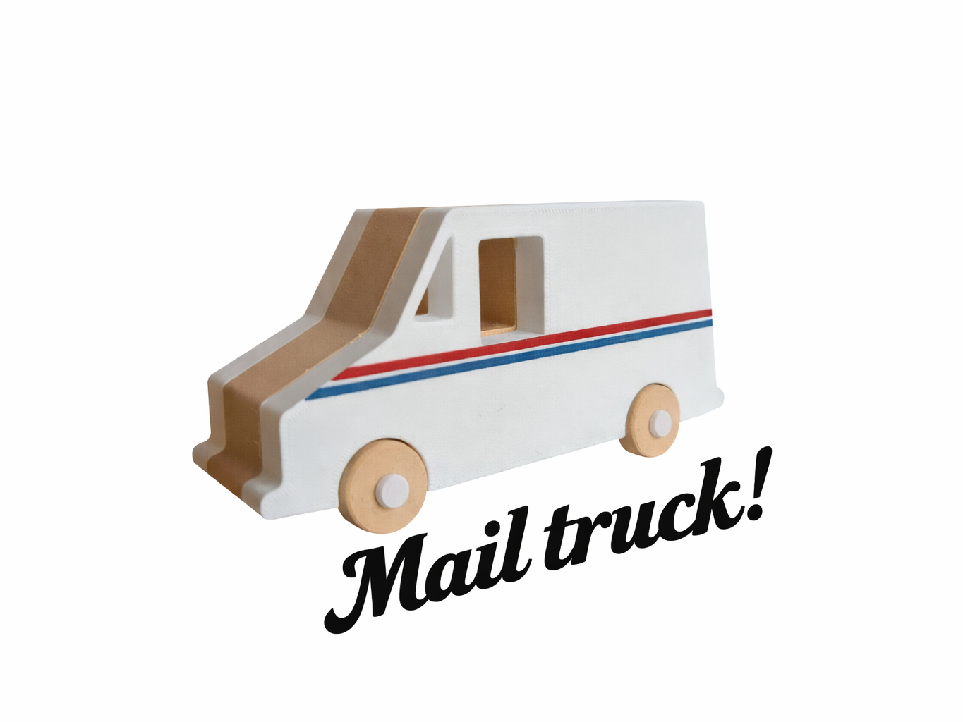 Mail's here! Toy Mail truck