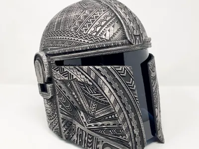 Tribal Mandalorian Helmet