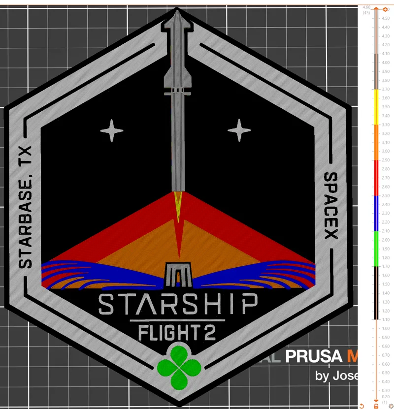 Starship Test Flight 2 Patch