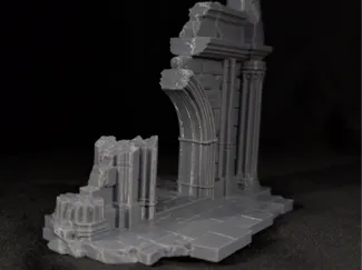 Fantasy Tabletop White City Wall 1