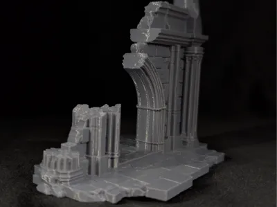 Fantasy Tabletop White City Wall 1