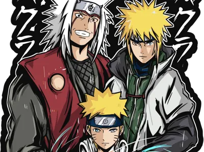 Jiraiya, Minato, Naruto
