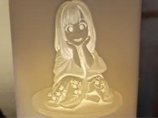 nozo_lithophane(Flat)