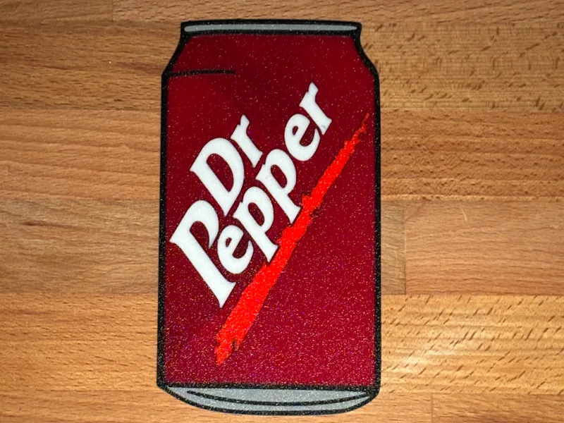 Dr Pepper Can Wall Art | Retro Soda Decor