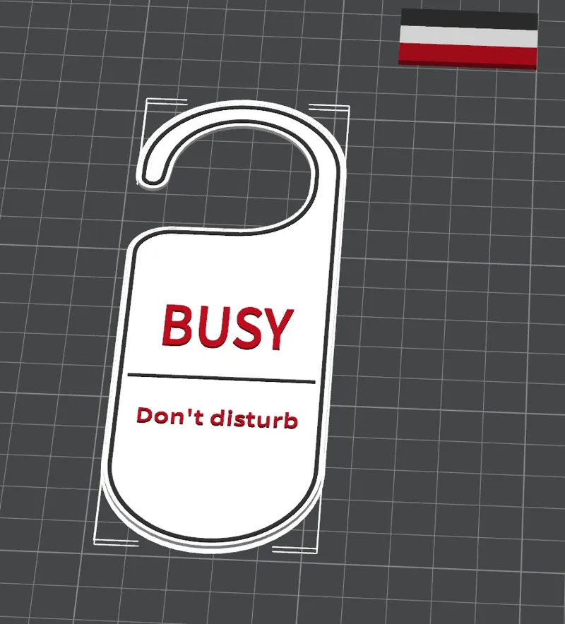 Door Hanger - BUSY - Don't disturb
