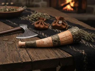 Skald's Echoe - Functional War Blow Horn