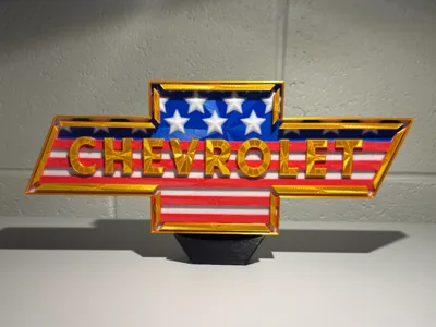 Chevrolet USA Wall Plaque