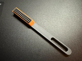 [REMIX] Nozzle Brush Handle with A1 Nozzle Wiper