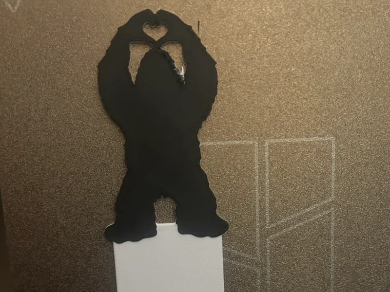 Bigfoot Hearts Reading Bookmark