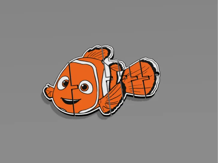 Finding Nemo Flexi Toy keychain