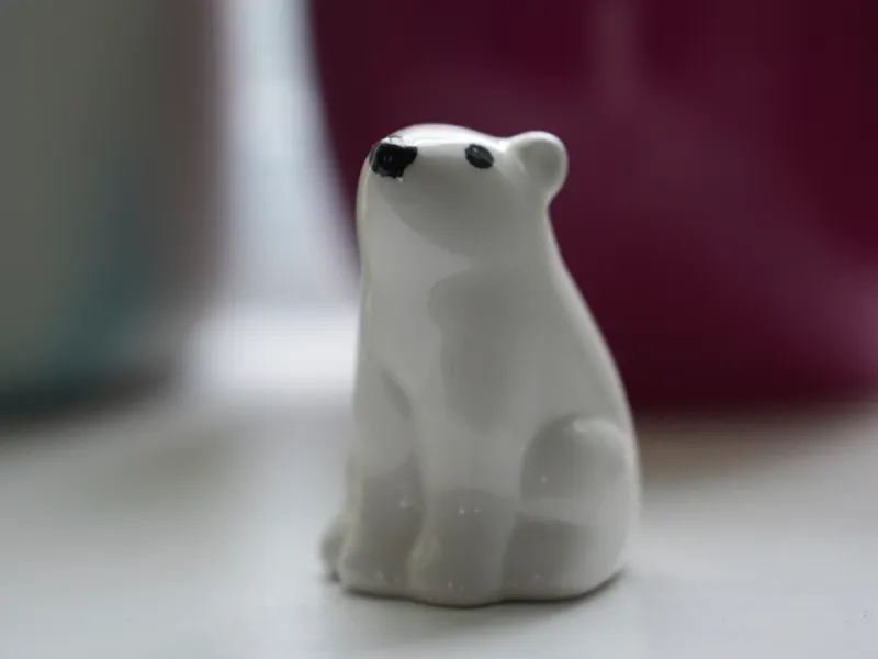 Sitting Polar Bear 3D Scan