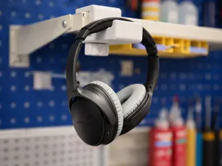 Headset holder optional TPU grip