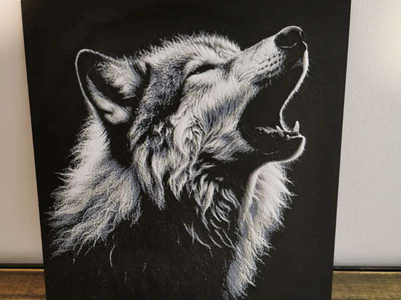 Wolf Art HueForge