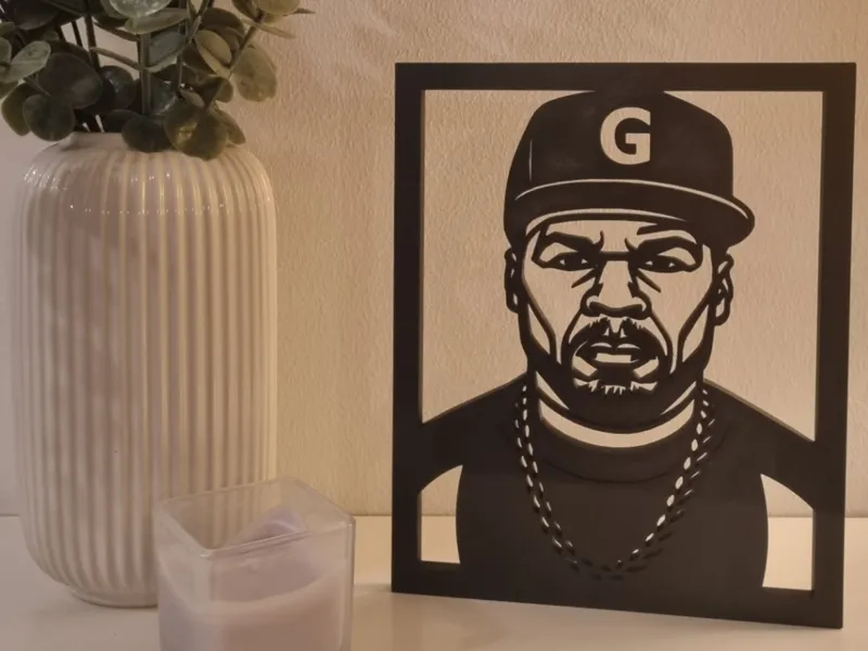 50 Cent -  Bilderrahmen / Aufsteller