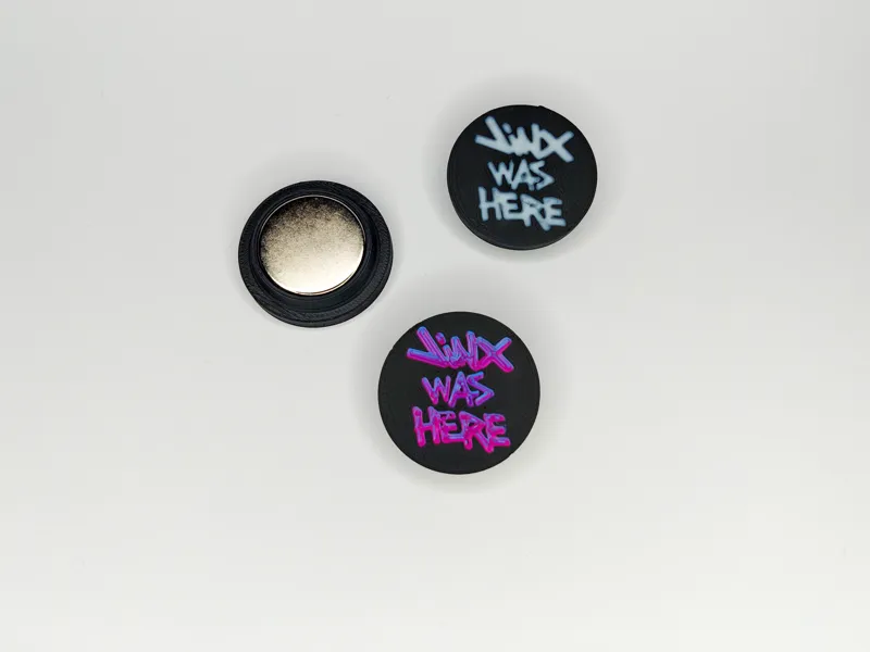 Arcane "Jinx Was Here" Magnet