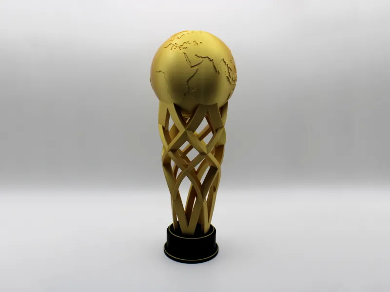 Football Champion Trophy — Lattice Globe