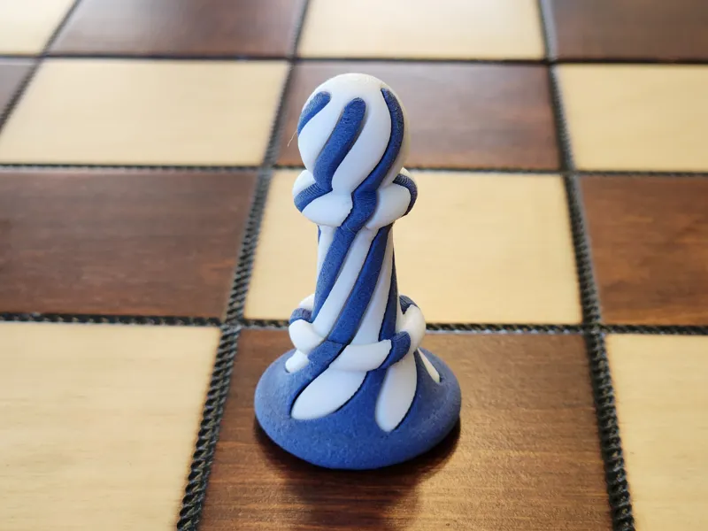 Imposible Passthrough Chess Pawn