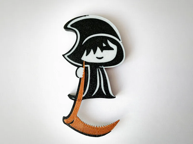 Death with scythe bookmark
