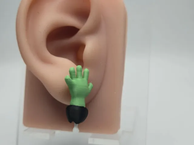Zombie Hand Popper Earrings (Studs)