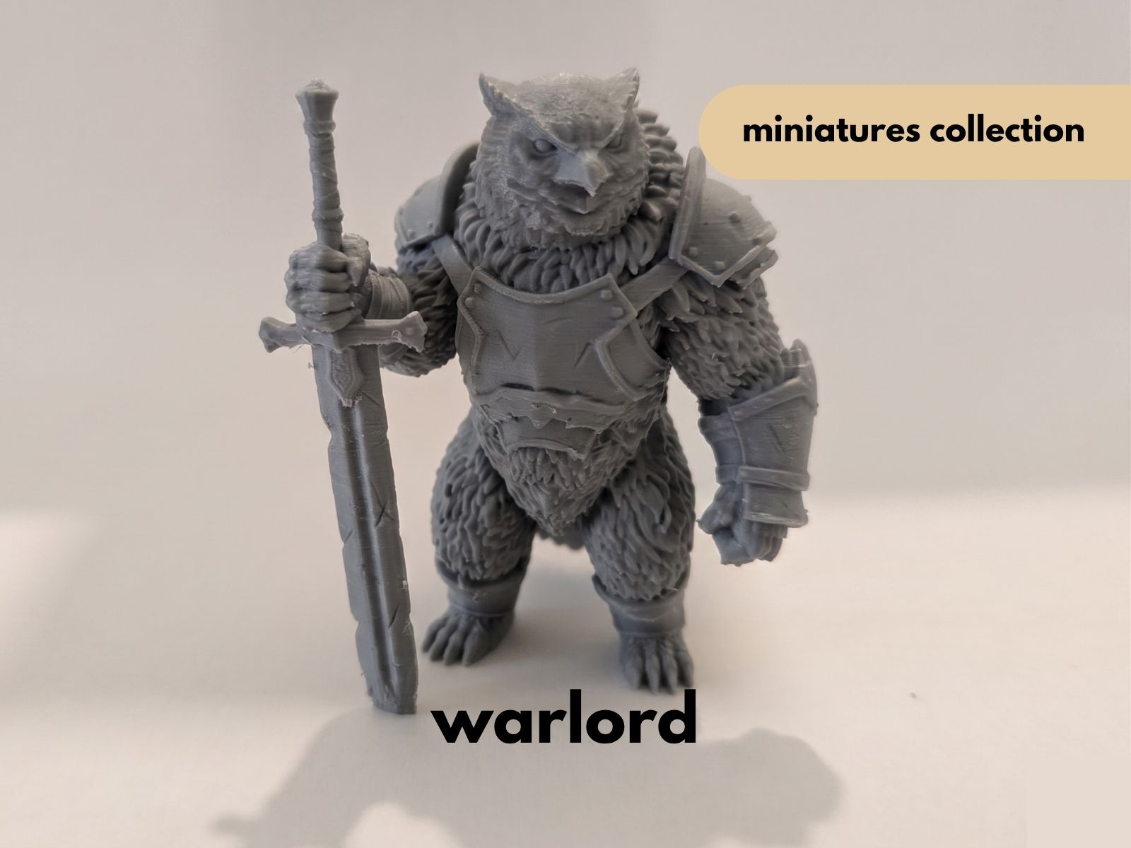 Miniatura 2 do modelo 3D Owlbears Squad - Dnd