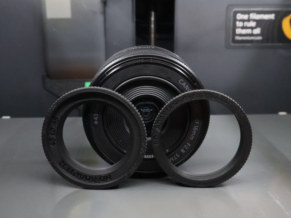 Lens Step up Adapter 43 to 49 mm & 49 to 43 mm