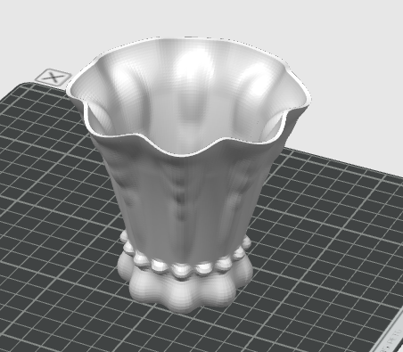 Miniatura 2 do modelo 3D catta-海与珍珠收纳杯笔筒花瓶拍照摆件道具