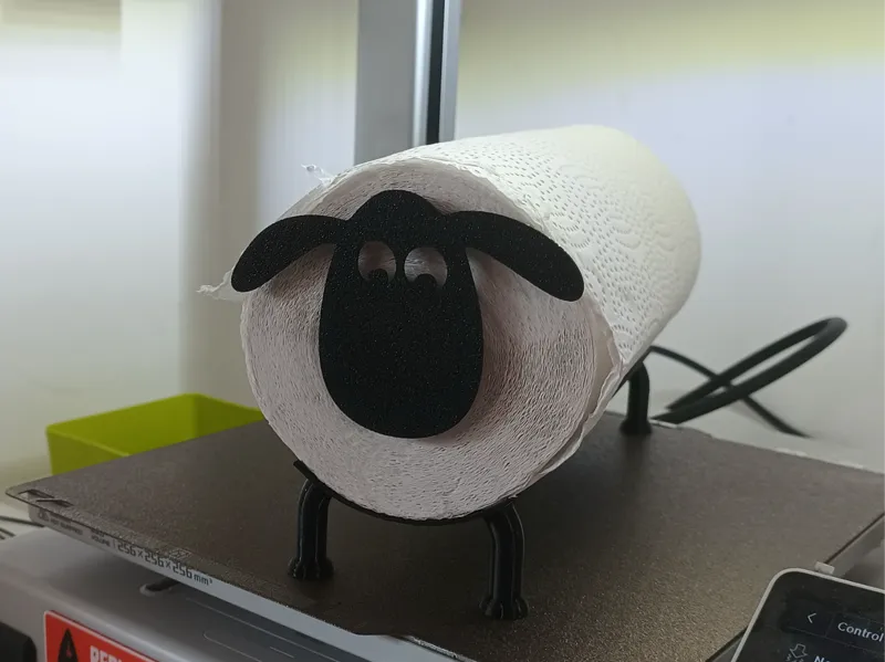 Shaun the Sheep paper towel roll holder