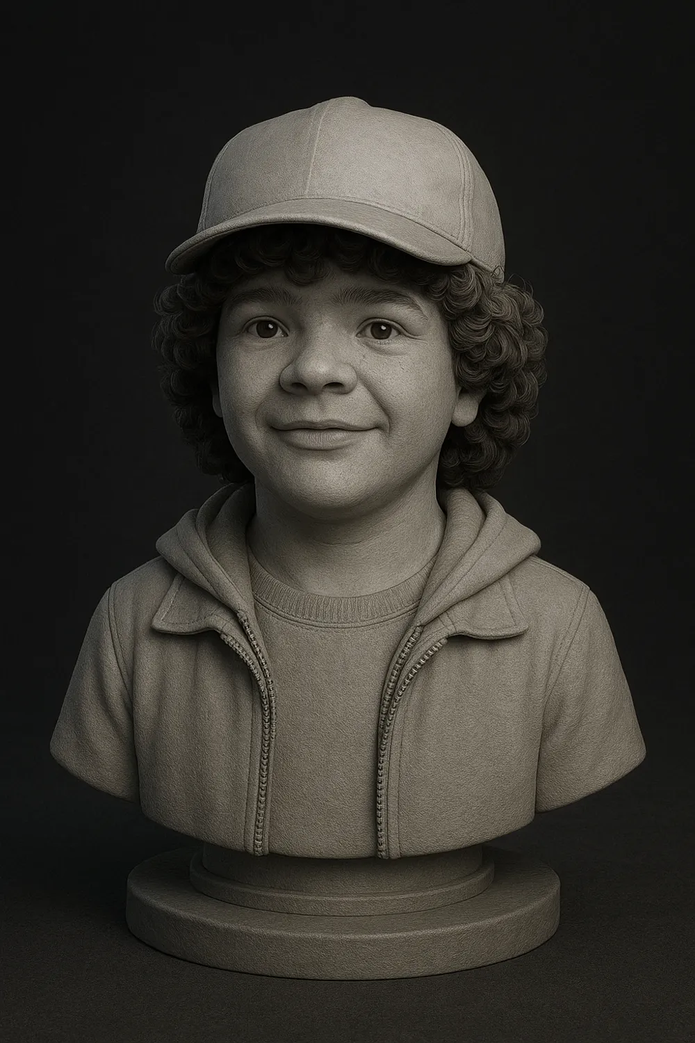 Stranger Things Dustin Bust - Free 3D Print Model - MakerWorld