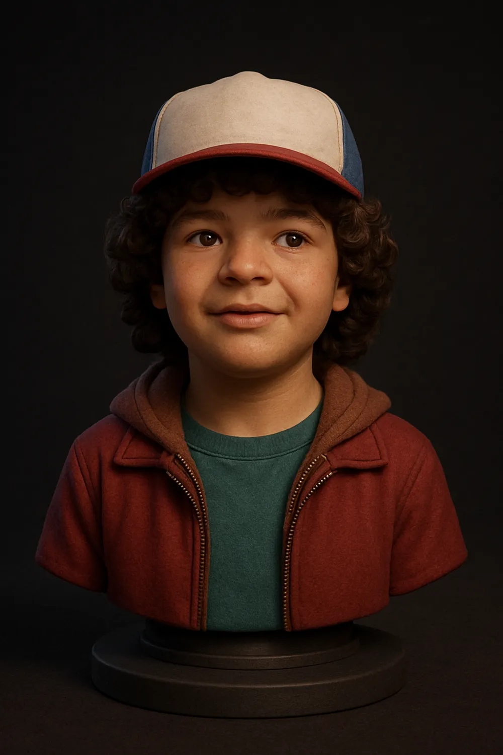 Stranger Things Dustin Bust - Free 3D Print Model - MakerWorld
