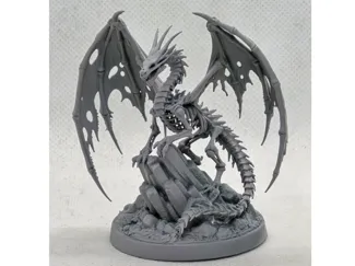 Dungeons and Dragons dnd Skeletal Dragon