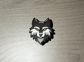 Wolf Croc Charm (Jibbitz)