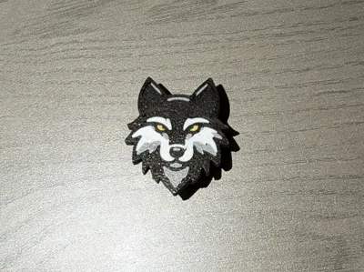 Wolf Croc Charm (Jibbitz)