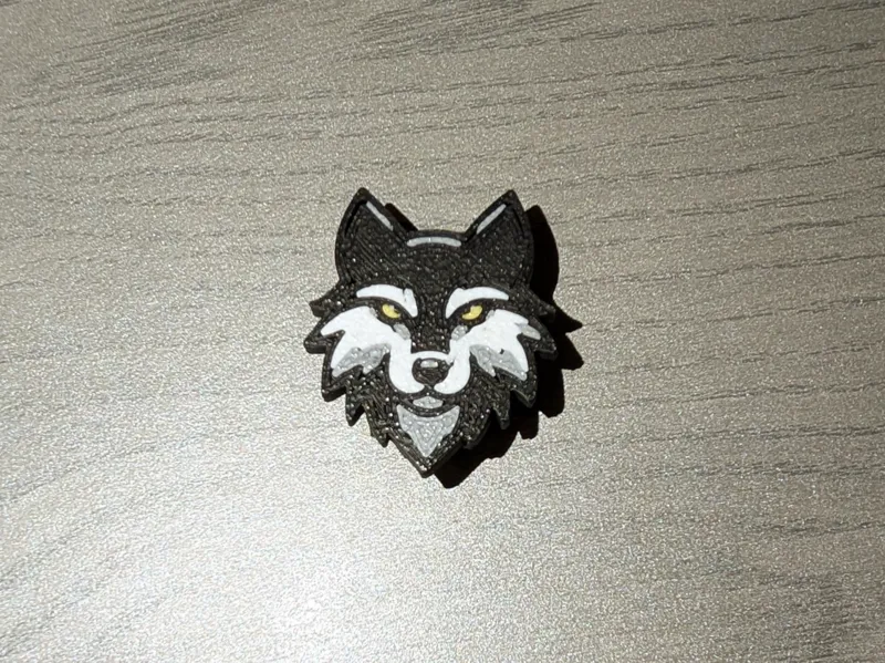 Wolf Croc Charm (Jibbitz)